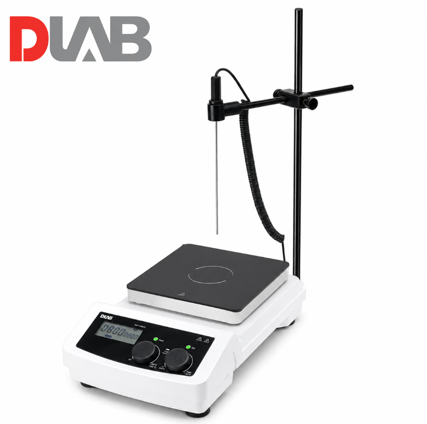 DLAB MS7-H280-G LCD Digital Control Isıtıcılı Manyetik Karıştırıcı Microcrystalline Glass 100... 1.500 rpm / RT... 280 °C / 20 L